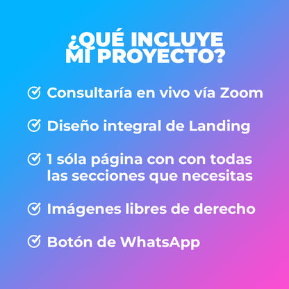 Diseño de Landing Page