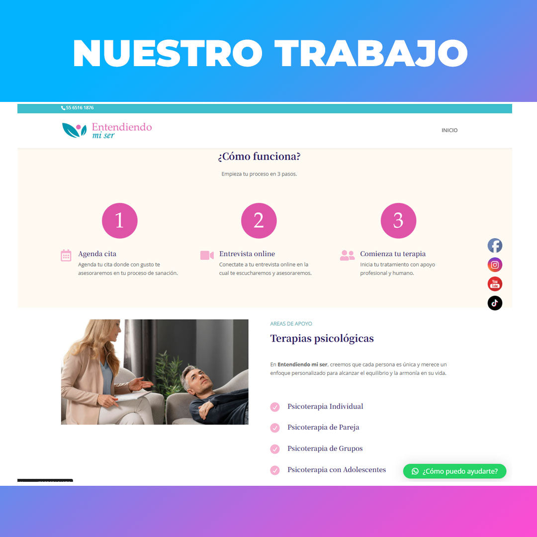 Diseño de página web emprendedor