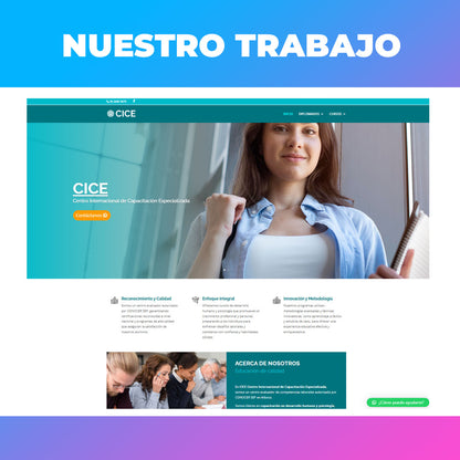 Diseño de página web emprendedor
