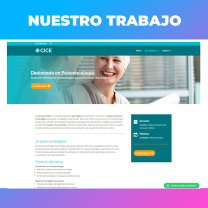 Diseño de página web emprendedor