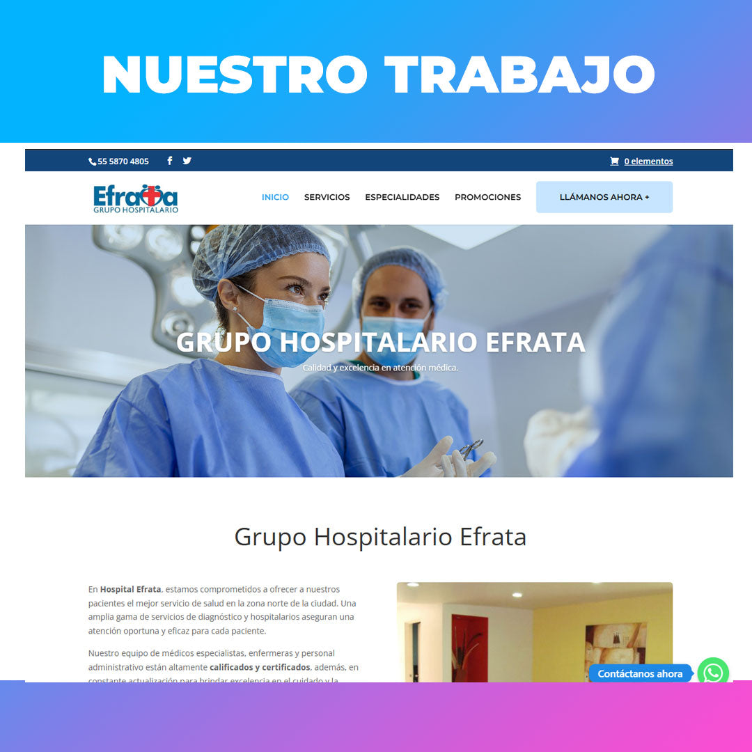 Diseño de página web emprendedor