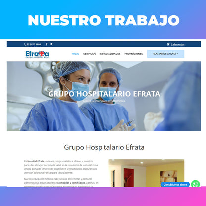 Diseño de página web emprendedor