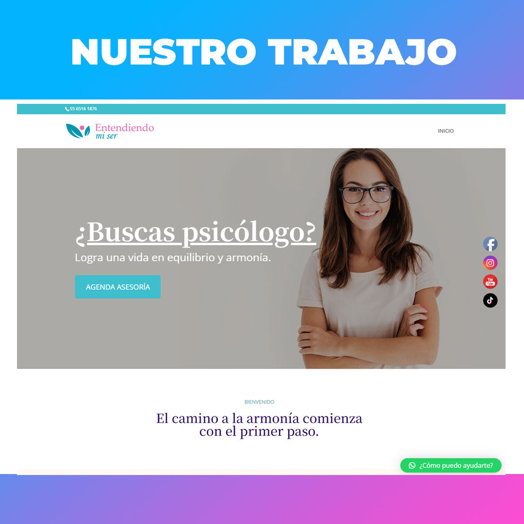 Diseño de página web emprendedor